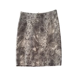 Equestrian Snakeskin Horseback Riding Pencil Skirt Size Small